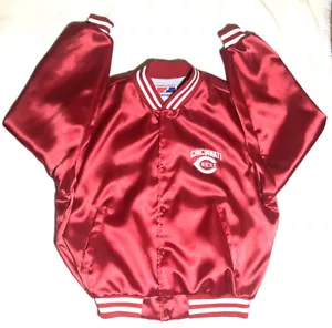 Vintage Cincinnati Reds Swingster Bomber Jacket 1980s Made In USA Size XL - Picture 1 of 6