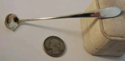 Cucharón antiguo para servir mostaza en punta de plata esterlina Gorham SIN MONO BONITO Foto 1 de 4