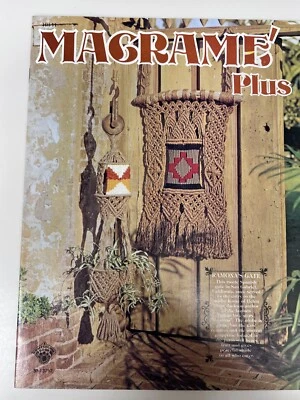 Vintage Macrame Booklet Craft Course HH 11 Wall Hanging Planters - Image 1 of 4