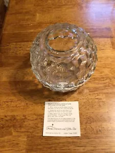 HOME INTERIOR NITE LIGHT 1140-BD - DIAMANT GLAS DECKEL KERZENHALTER - Bild 1 von 9