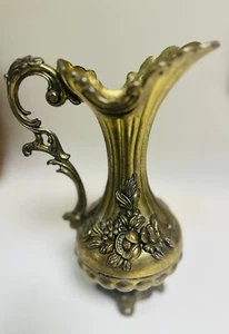 Vintage Victorian Style Italian Brass Pitcher Decorative Shelf Display - Picture 1 of 5