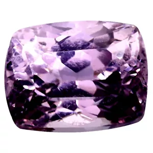 3.46 ct Resplendent Cushion Cut (9 x 7 mm) Afghanistan Pink Kunzite Gemstone - Picture 1 of 1