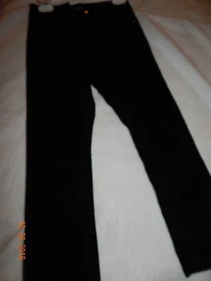 Pantalones de pana BNWT Chaps Boys 5 negros elásticos ajustados vacaciones guapos Foto 1 de 3