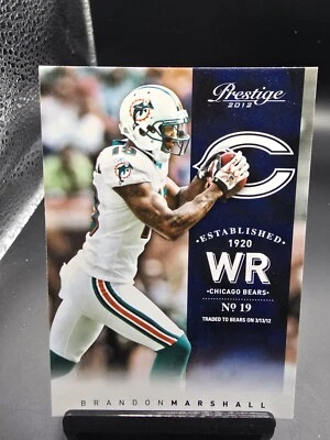 2012 Prestige #98 Brandon Marshall - Chicago Bears  - Image 1 of 2