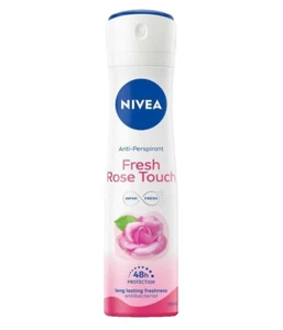 3x NIVEA Fresh Rose Touch 48h Anti-Transpirant Deo Spray 150 mL - Bild 1 von 1