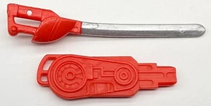 1990s MMPR Power Rangers Red Turbo Ranger Weapons Bandai Sword Accessories Parts - Picture 1 of 2