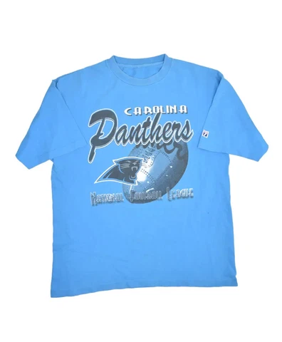 Vintage Carolina Panthers Graphic T Shirt Mens XL NFL Football Logo 7 Cover