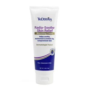 TriDerma Radia-Soothe Skin Relief Nourishing Cream Post Radiation Care 4 Ounces - Picture 1 of 7