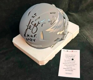 LeSean McCoy Signed Autographed Slate Gray Mini Helmet Philadelphia Eagles - Picture 1 of 1