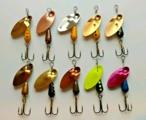 10 Fishgrub Farbvariationen nach Wahl der Größe der Inline Spinner Einheit 61 Mix - Bild 1 von 1