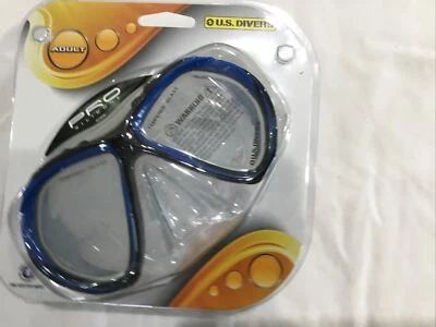 Máscara de buceo US Divers Adult Pro Series NUEVA.  AZUL Foto 1 de 4