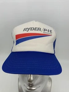 Ryder PIE Hat VTG Snapback Foam Front Cap Trucker Rope Pacific Express Delivery - Picture 1 of 10