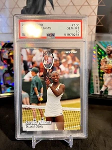 ⭐️ SERENA WILLIAMS 2003 NETPRO #100 RC PSA 10 GEM MINT GRADED CARD🔥📈 RETIRED - Picture 1 of 2