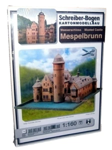 + KARTONMODELLBAU Wasserschloss Mespelbrunn SCHREIBER-BOGEN 710 Spur N - Bild 1 von 2