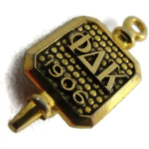 Llave de fraternidad Phi Alpha Kappa 1906 coleccionable antigua de colección - Imagen 1 de 11
