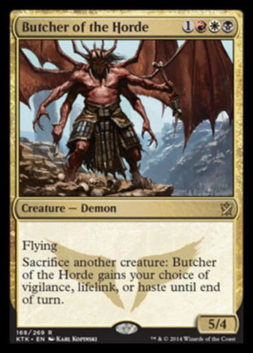 Butcher of the Horde ~ Near Mint Khans of Tarkir MTG Magic UltimateMTG Multi-Col - Image 1 of 1