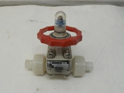 Válvula de diafragma Asahi America AV 96F00037C PVDF-PTFE 150 psi nueva Foto 1 de 4