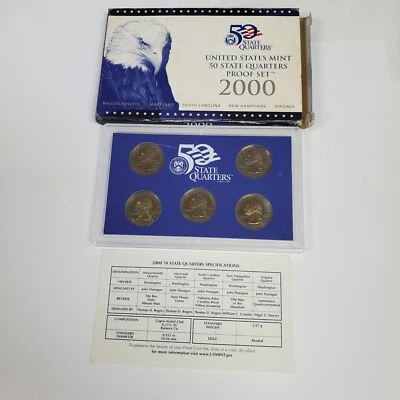 1999 us mint quarter proof set - Image 1 of 3