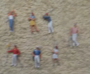 Preiser / Faller / ANCORA (traccia H0) 7 giocatori di golf - Foto 1 di 1