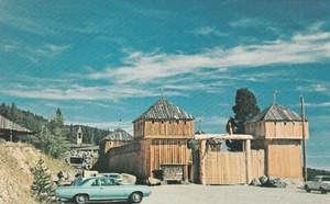 Cartolina Helena Montana ingresso alla città di frontiera, sito turistico a tema Old West - Foto 1 di 2