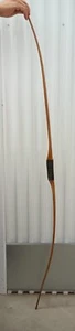Vintage Archery Longbow 60" Recurve Unbraced Both String Nocks are broken 1950s - Picture 1 of 18