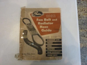 GATES Fan Belt and Radiator Hose Guide 1952 EDITION VINTAGE & VERY RARE! - Picture 1 of 2