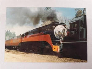 Foto de motor Kodak del tren de luz diurna #4 Southern Pacific 4449 década de 1980 4"" x 6"" papel - Imagen 1 de 2