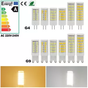 Repuesto de bombilla LED G9/G4 3W-7W 2835 para bombillas cápsula halógena AC220-240V - Imagen 1 de 16