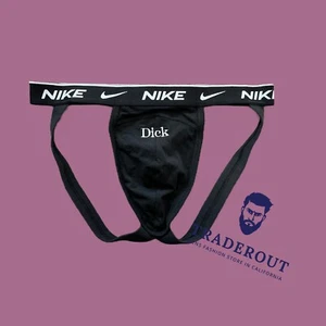 Personalized Name Custom embroidery Men black jock straps jockstrap underwear - Picture 1 of 11