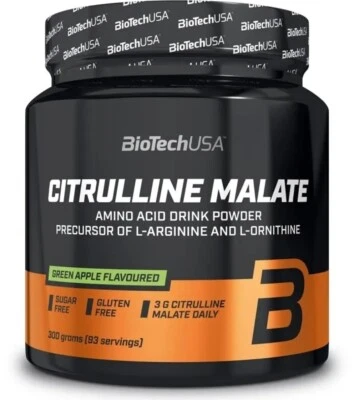 BioTechUSA Citrulline Malate Workout Training Booster Powder - 300g 93 servings
