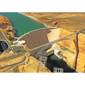 Postal lenticular Glen Canyon presa y puente - 3D - Imagen 1 de 1