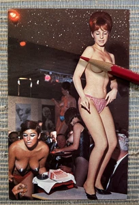 Topless Waitresses Risque Nude Off Broadway San Francisco California Postcard - Picture 1 of 2