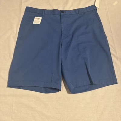 Izod Stretch Hombre Frente Plano Relajado Clásicos Pantalones Cortos Talla 36 Agua Salada Lavado Foto 1 de 4