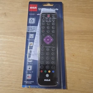 RCA 6-Device Universal Backlit Remote Control NOB - Picture 1 of 4