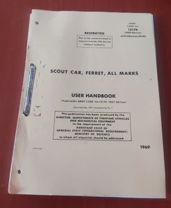 DAIMLER FRETTCHEN SCOUT CAR ARMEE MILITÄRFAHRZEUG BENUTZERHANDBUCH ALLE MARKEN - Bild 1 von 4