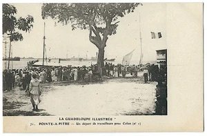 Frühe Guadeloupe Postkarte - Französische Karibik - Point-A-Pitre - Bild 1 von 1