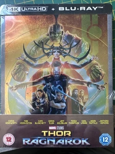 Thor Ragnarok 4K UHD Blu-ray Steelbook UK Edition New Sealed - Picture 1 of 1