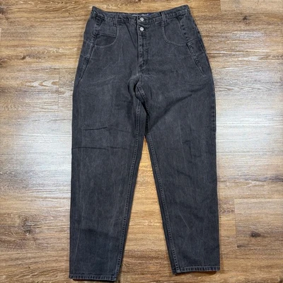 Vintage Guess Jeans Men's 36x32 Black Pascal Loose Fit Tapered Leg Grunge 90s - Image 1 of 4