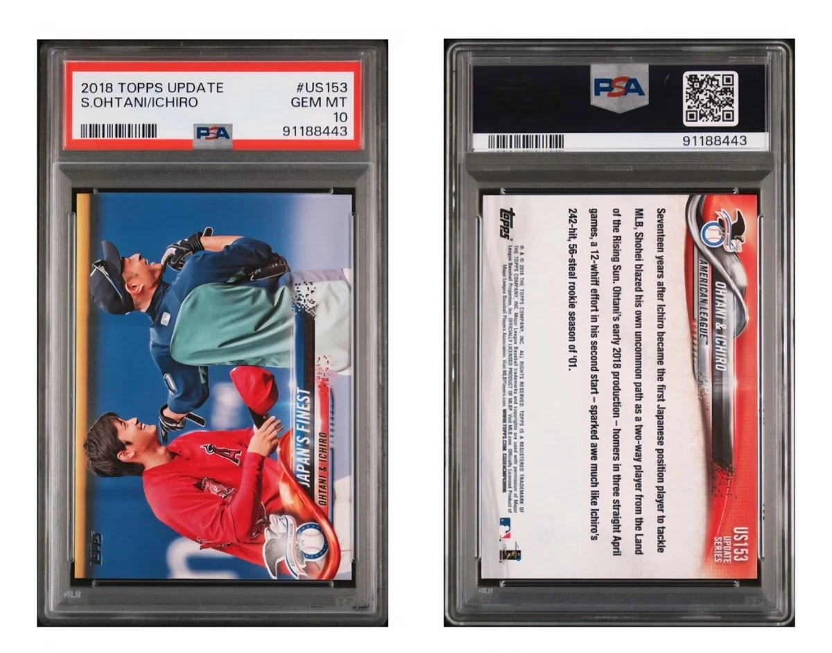 2018 Topps Update Series - Ichiro Suzuki Shohei Ohtani