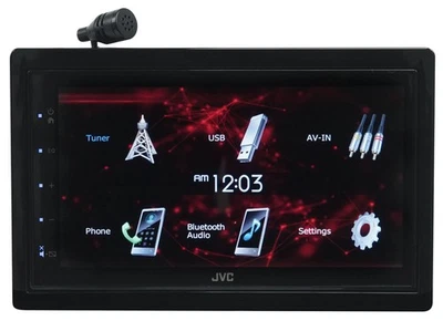 JVC KW-M180BT 6.8" Car Monitor iPhone Android Bluetooth Receiver USB/3 Pre-Outs - Image 1 of 4