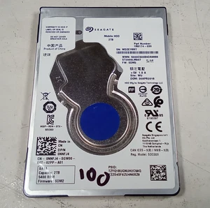 SEAGATE 2TB 2.5" HDD ST2000LM007 P/N 1R8174-030 100% HEALTH - Picture 1 of 7