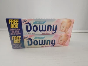 Ammorbidente tessuto fresco vintage Downy April NOS nuovo film Prop 1987 asciugatrice P&G USA - Foto 1 di 7