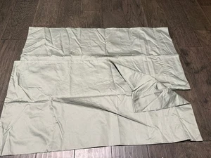 Nordstrom 100% Bio Baumwolle Kissenbezug 2er Set Olivgrün King Neu - Bild 1 von 4