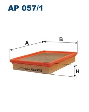 Filtro aria per BUICK CADILLAC CHEVROLET OLDSMOBILE OPEL PONTIAC VAUXHALL BONNEV - Immagine 1 di 1