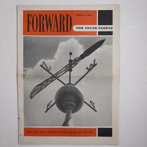 MBH110 FORWARD FOR YOUNG PEOPLE April 17 1943 Magazine World War II 16 pages - Bild 1 von 9