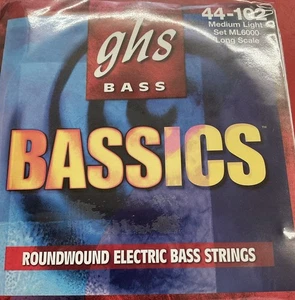 Gas Bass Basics Round wound Electric Bass Strings - Picture 1 of 3
