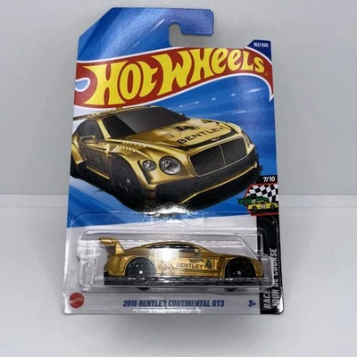 Bentley Continental GT3 #162 2018 Mainline 2025 Case Q Gold Hot Wheels Foto 1 de 3