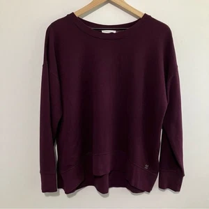 Calvin Klein Sweatshirt Pflaume Lila Rundhalsausschnitt Größe Large - Bild 1 von 8