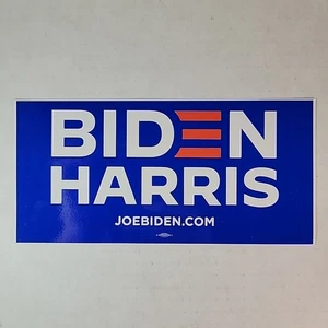 Joe Biden Kamala Harris For President 2020 '20 blau 3,5x8 Autoaufkleber UNBENUTZT - Bild 1 von 4