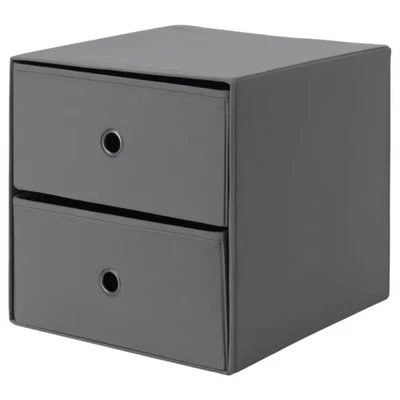 Ikea Mini Kommode klappbar Aufbewahrungsbox für KALLAX Schrank Schreibtisch 33x38cm - Bild 1 von 3